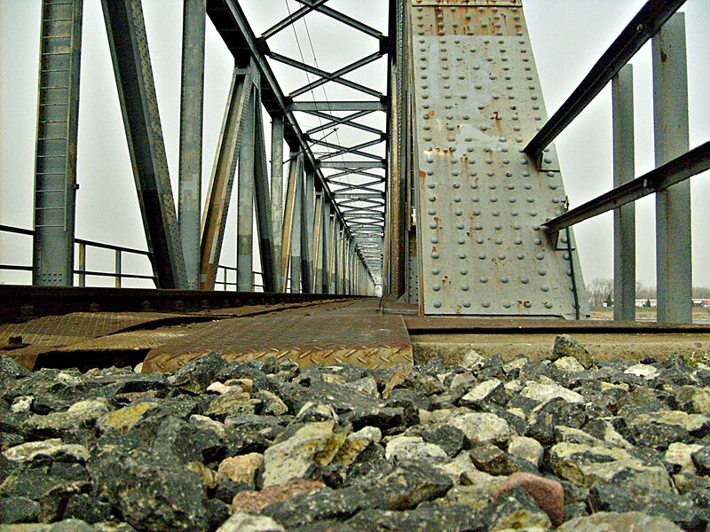 Railway Bridge Structure — Gray