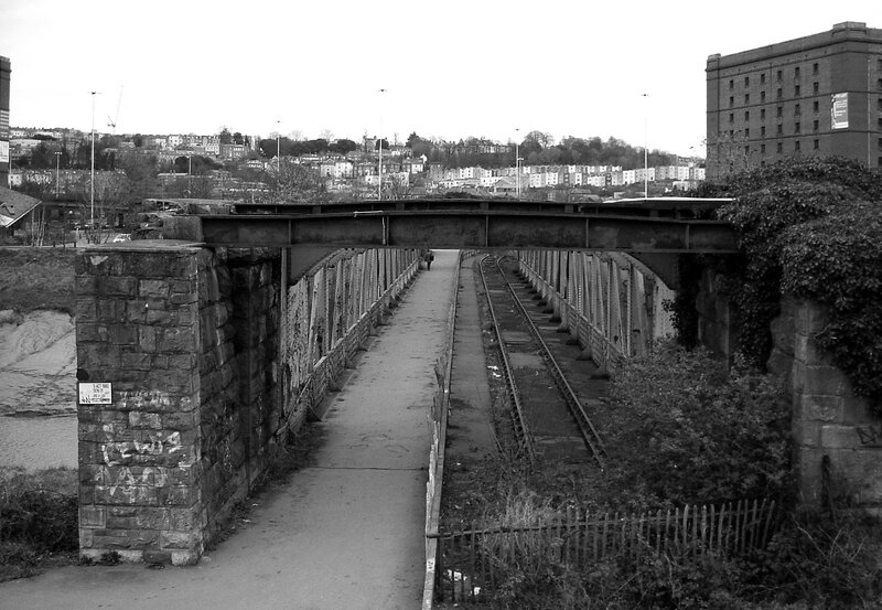 railway bridge with pedestrian path