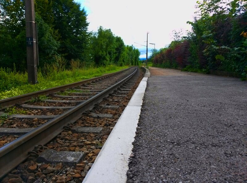 Railway Tracks and Platform