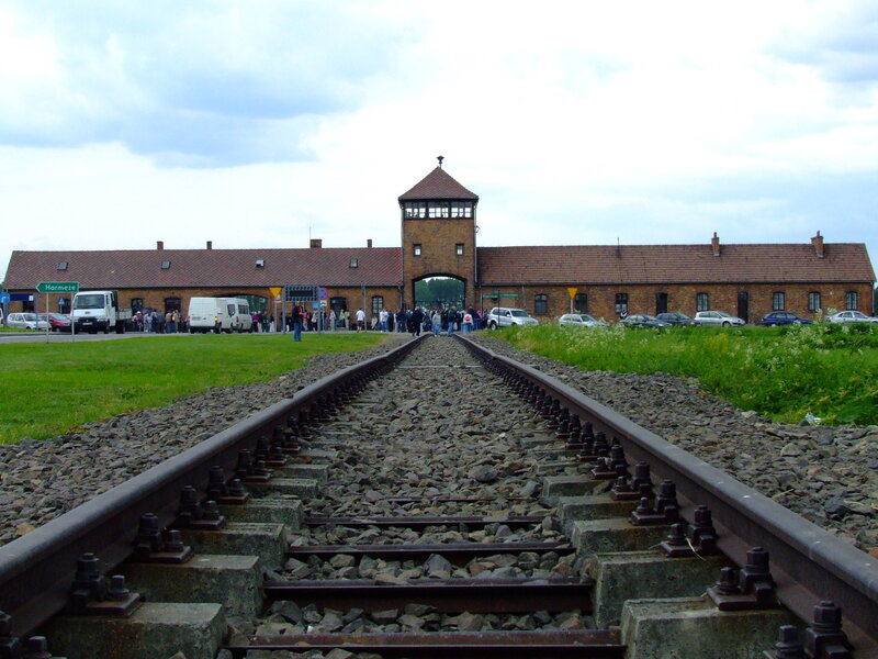 Railway Tracks at Auschwitz