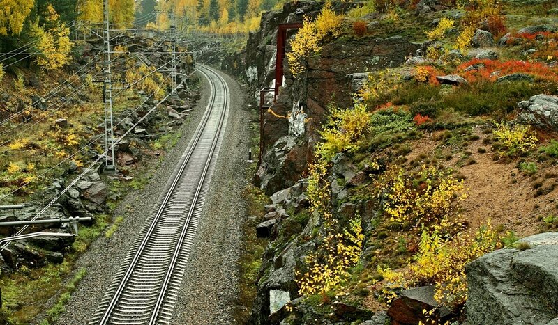 Railway Tracks in Mountains