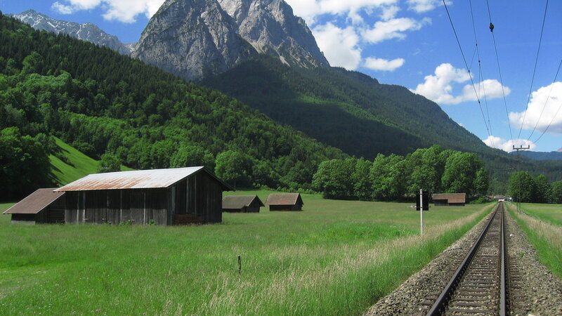 Railway Tracks in Valley