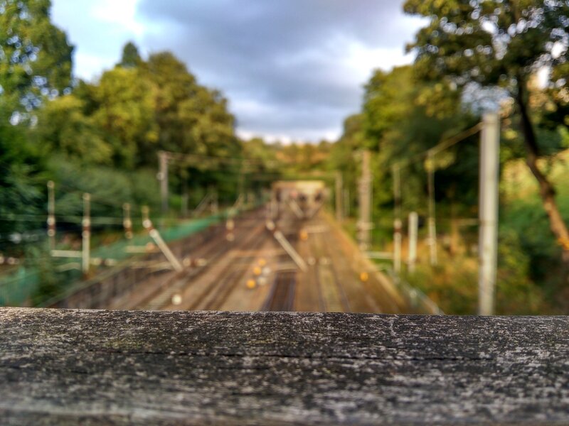 Railway Tracks on Bridge