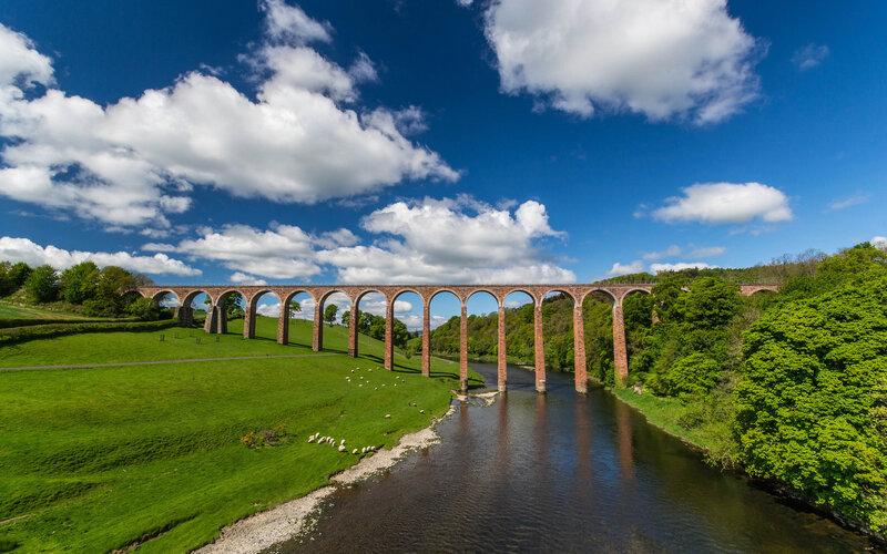 Railway Viaduct over River