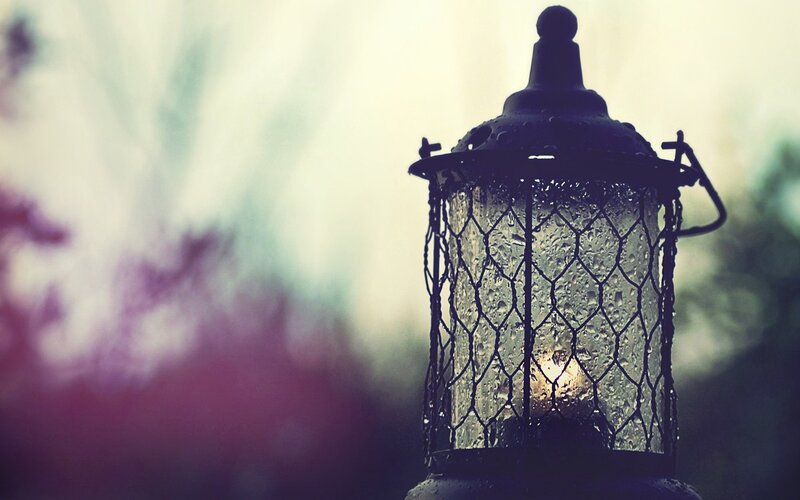 Rain-covered Lantern