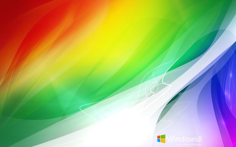 Rainbow Abstract Background — Red
