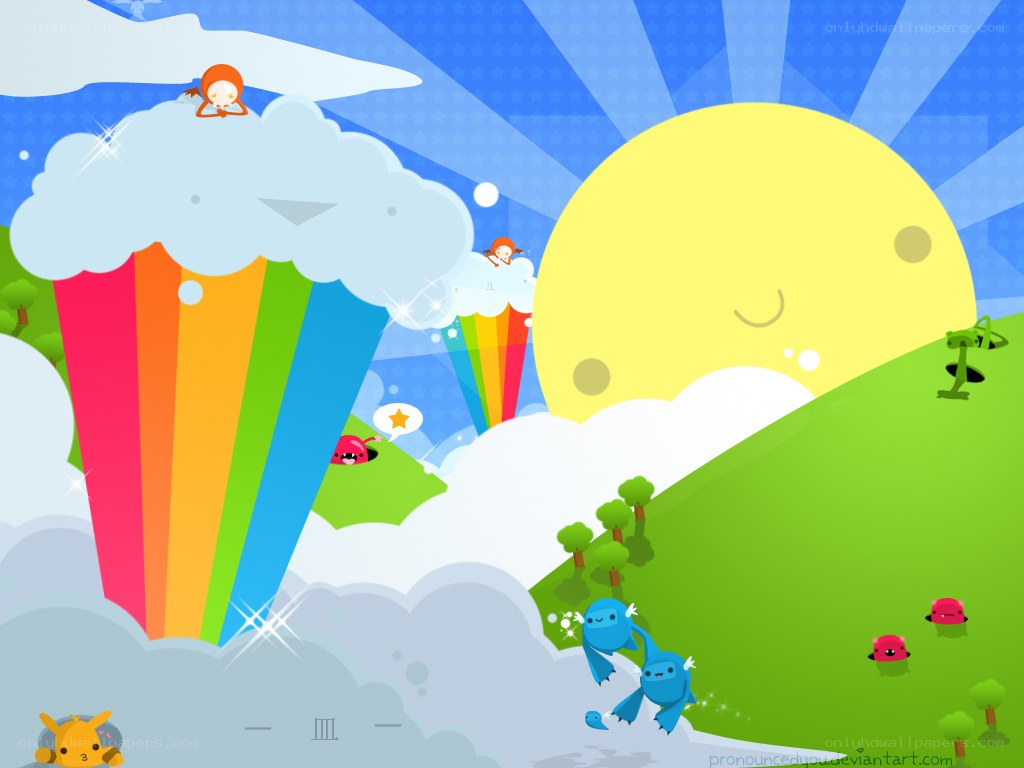 rainbow and sun adventure