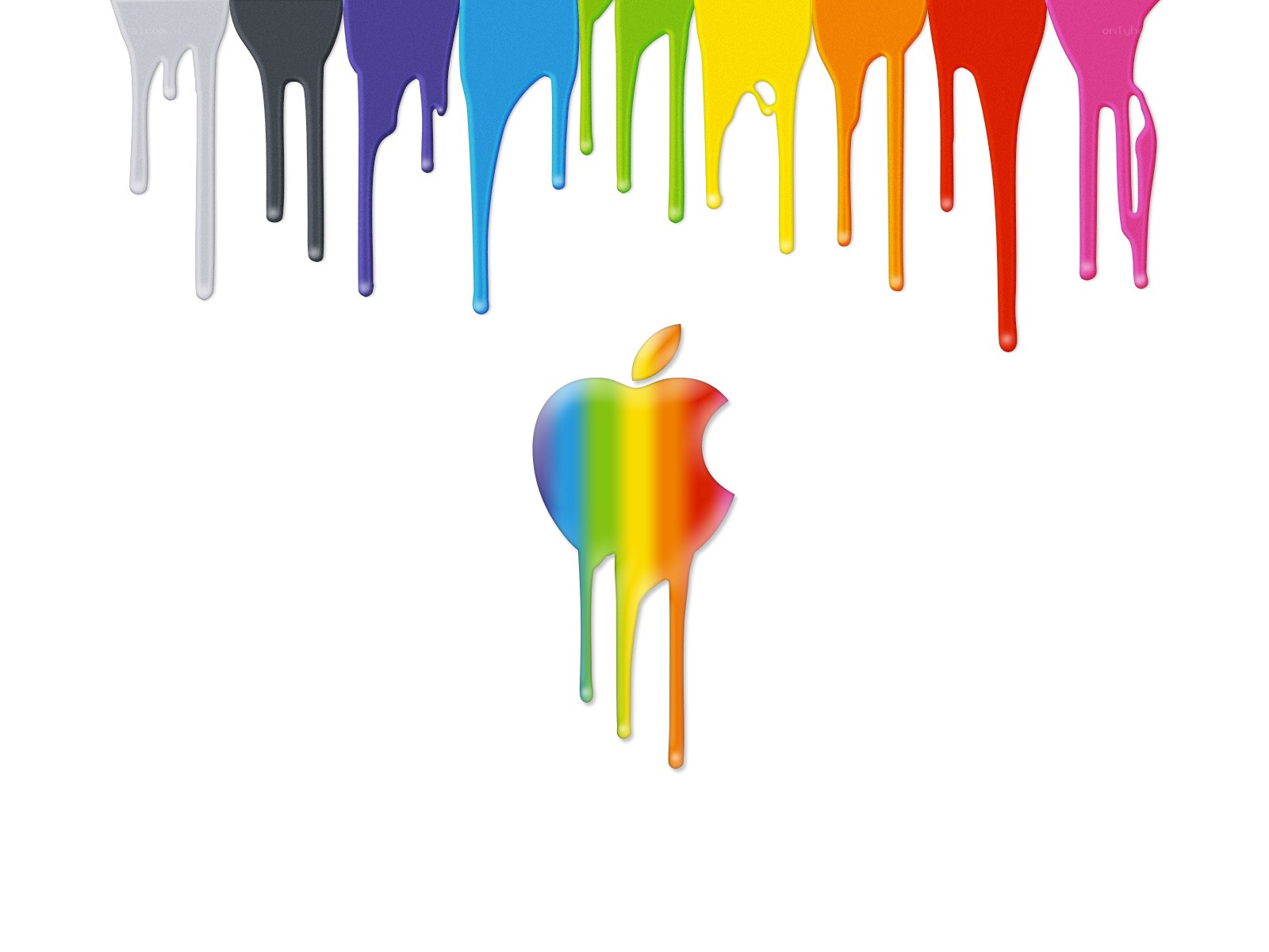 rainbow apple logo
