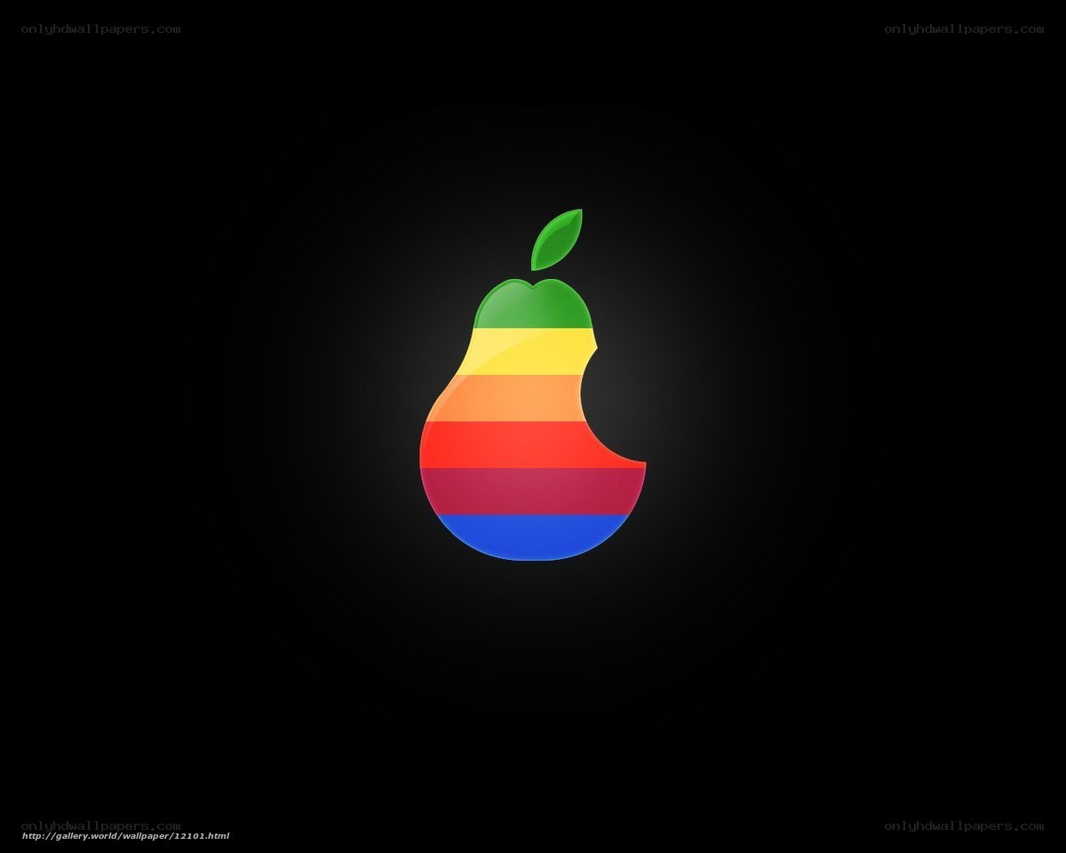 Rainbow Apple Logo