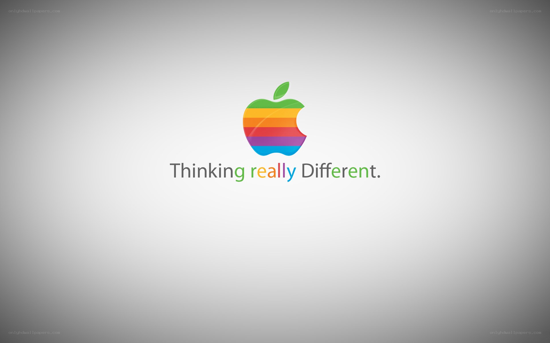 Rainbow Apple logo