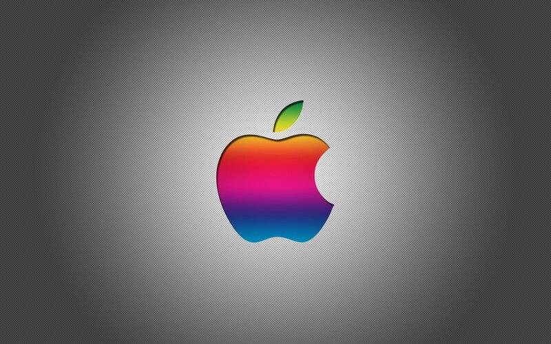 Rainbow Apple logo