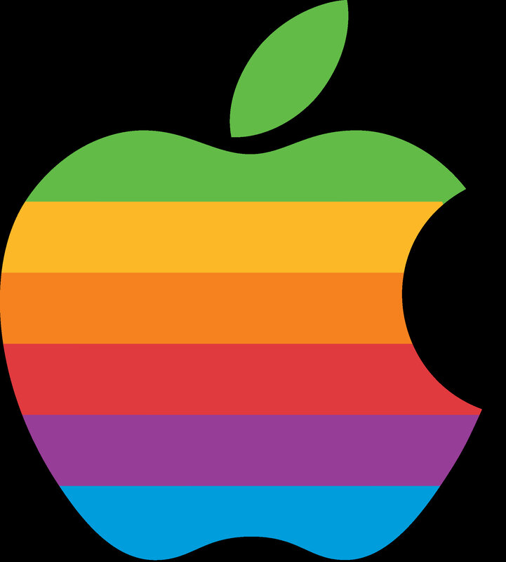 Rainbow Apple logo