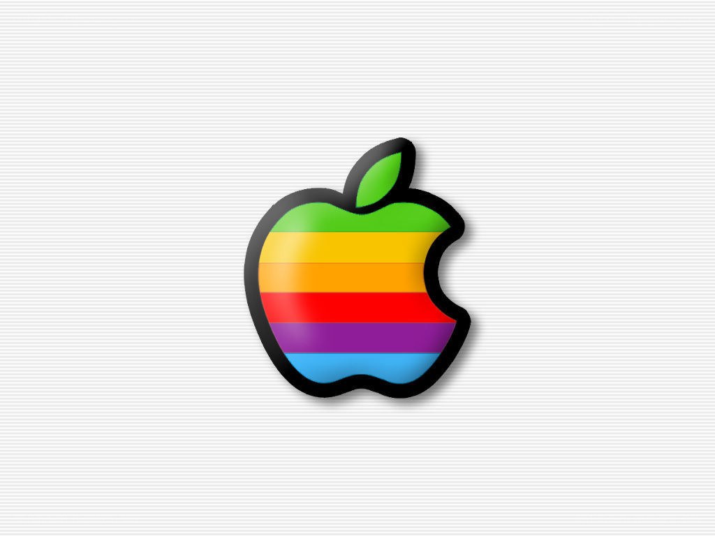 Rainbow Apple logo