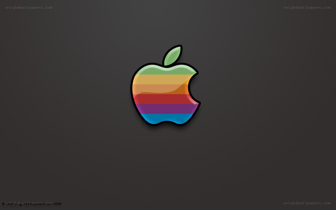 Rainbow Apple logo
