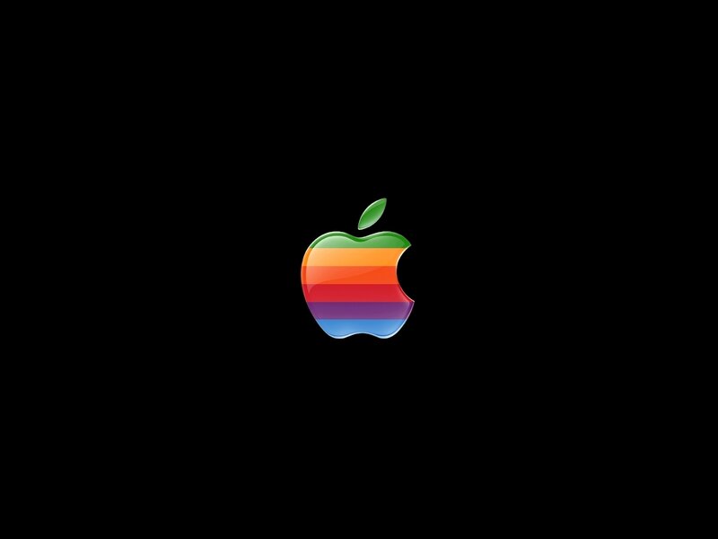 Rainbow Apple logo