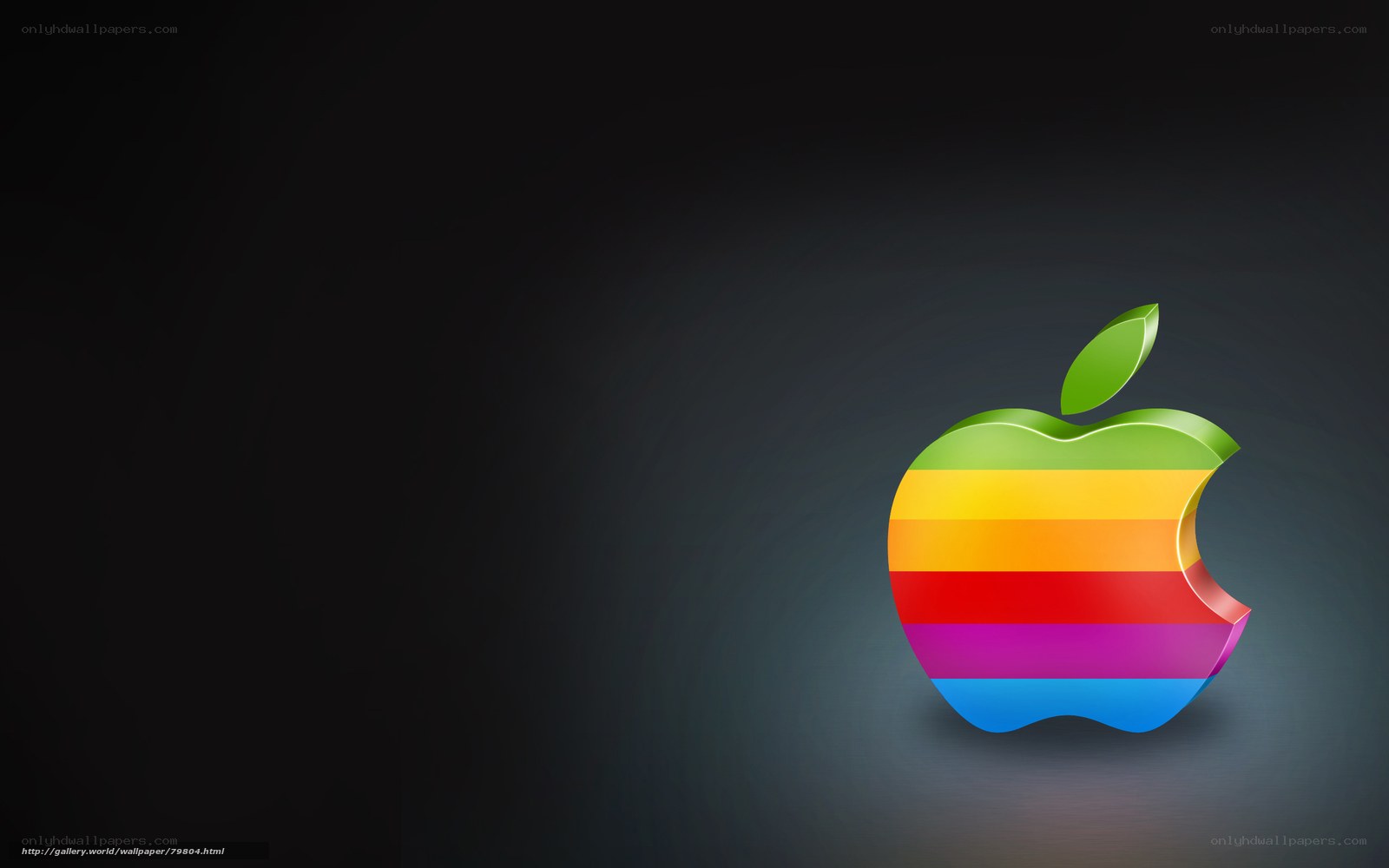 Rainbow Apple logo