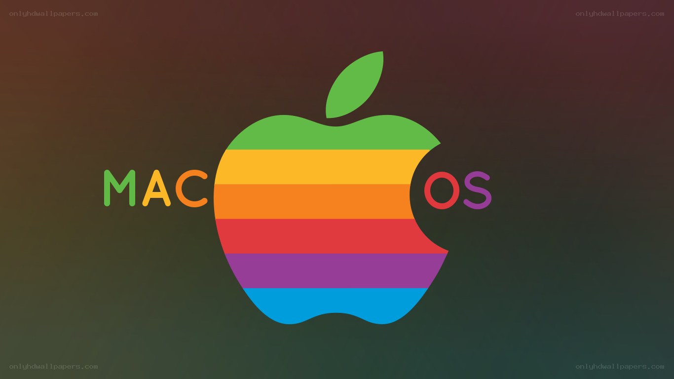 Rainbow Apple logo for macOS