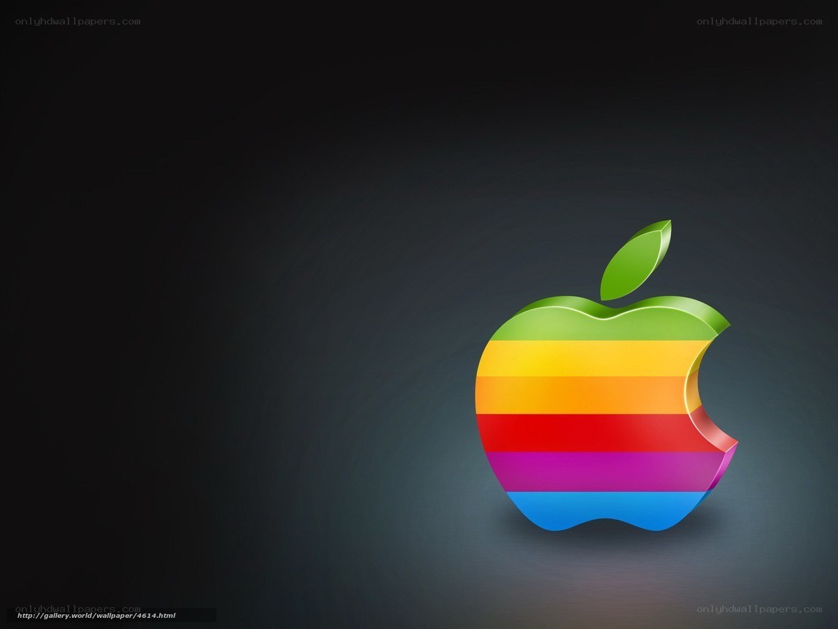 Rainbow Apple logo