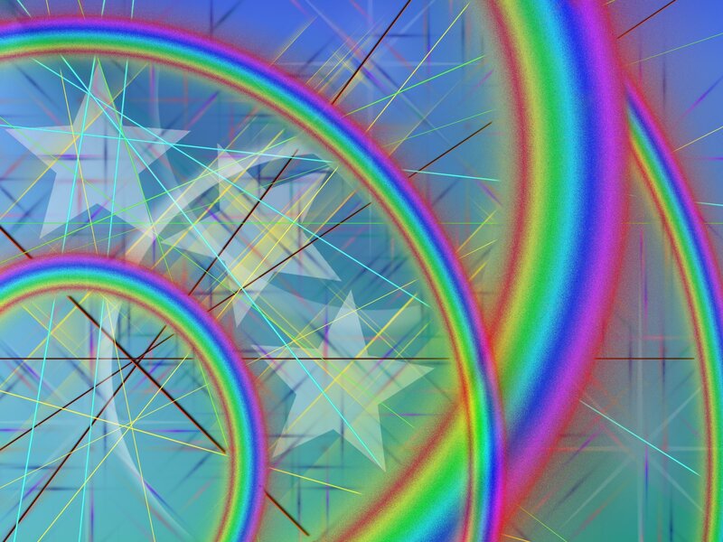 Rainbow Arcs and Stars