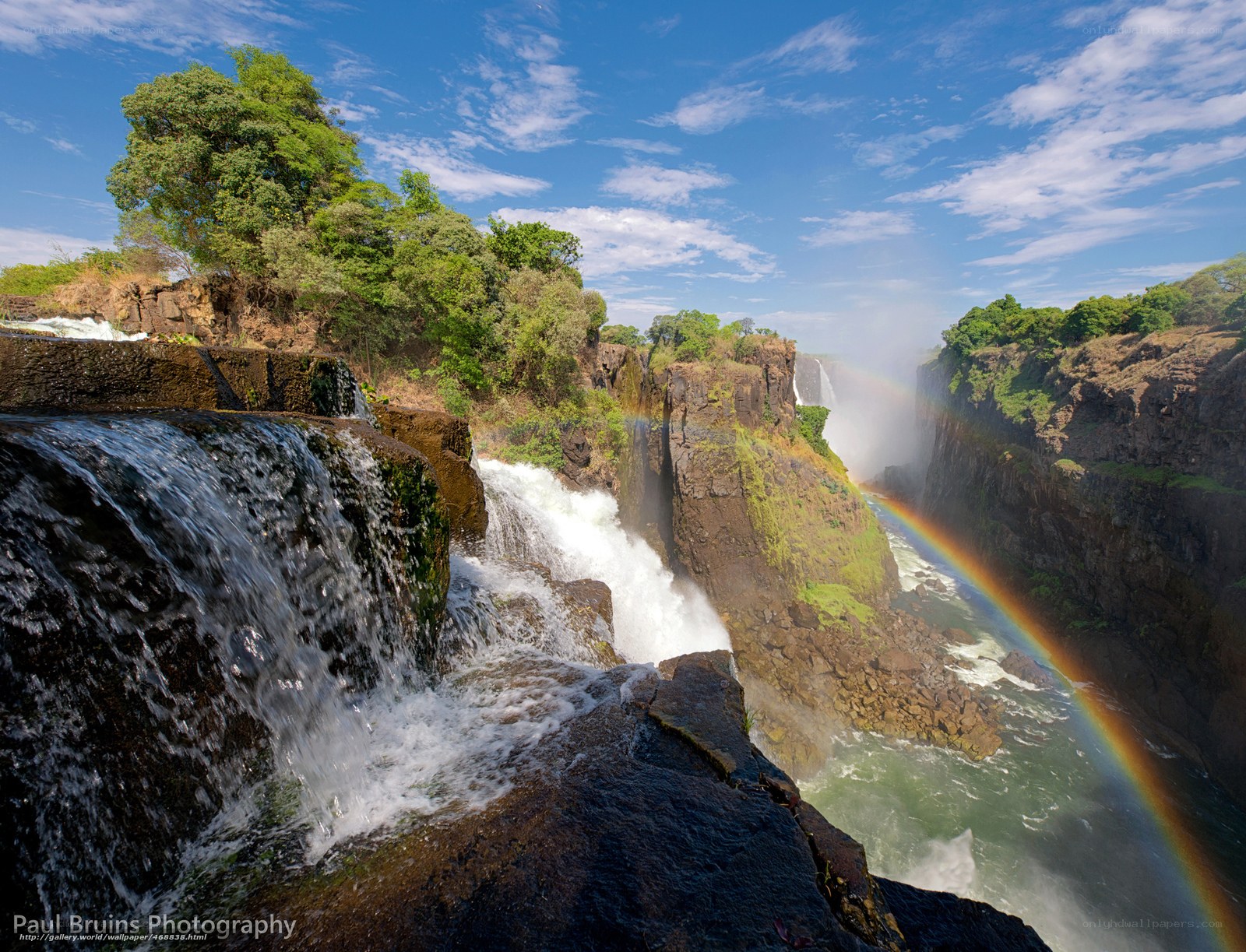 Rainbow at Victoria Falls