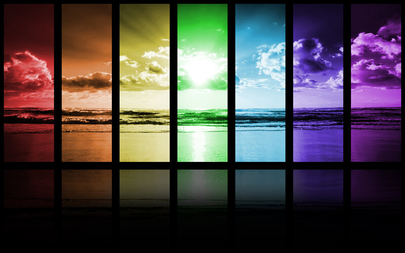 rainbow beach sunset