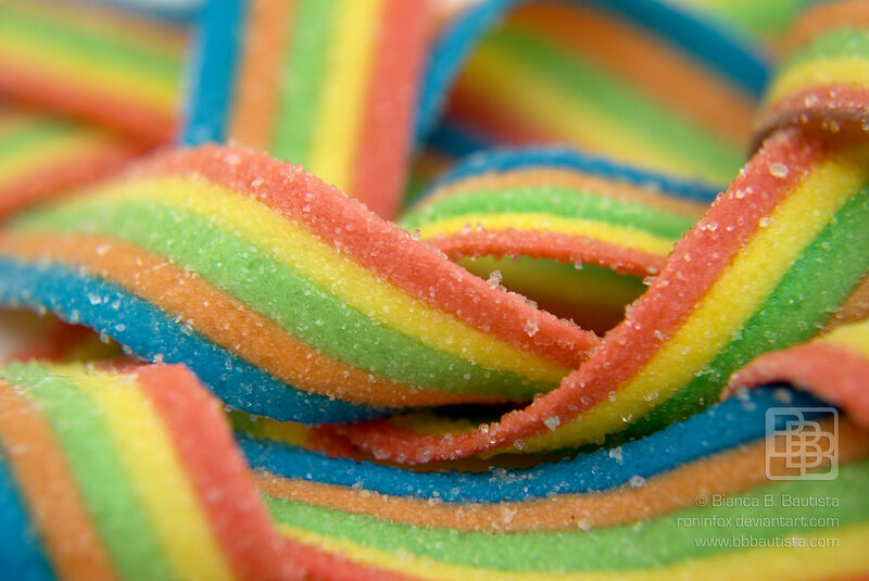 Rainbow Candy Strips — Blue