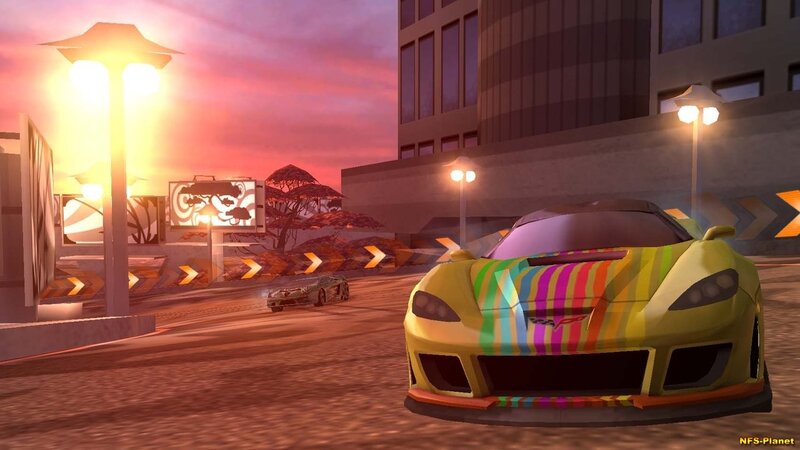 Rainbow Car on Track