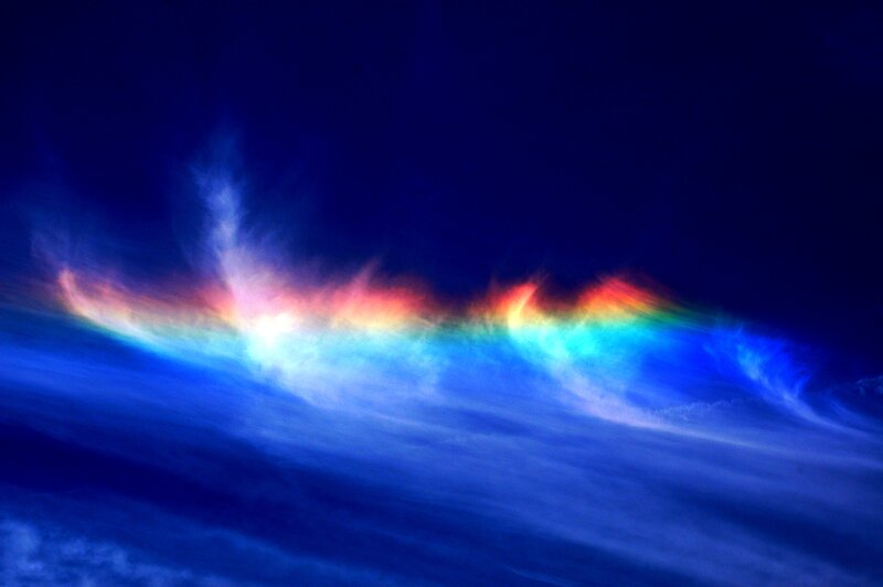 Rainbow Cloud Formation — Blue