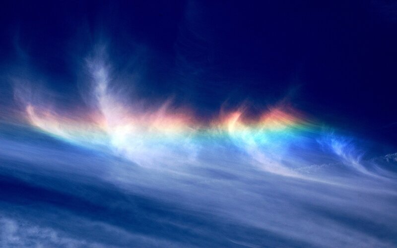 Rainbow Cloud Formation