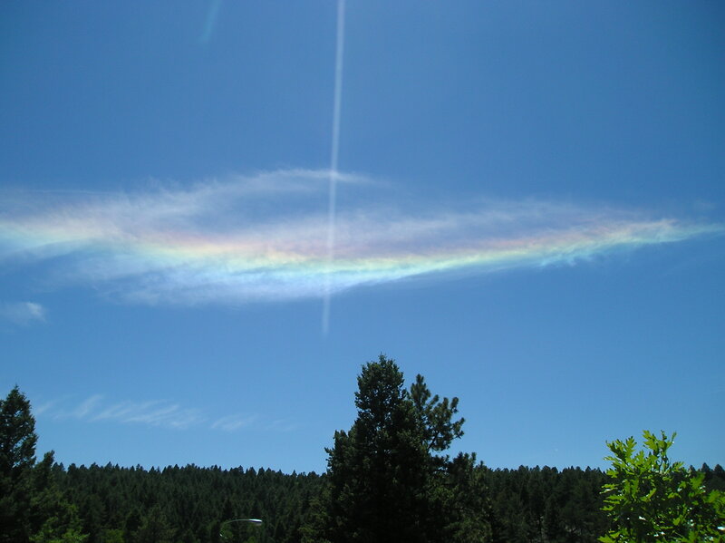 Rainbow Cloud in Sky