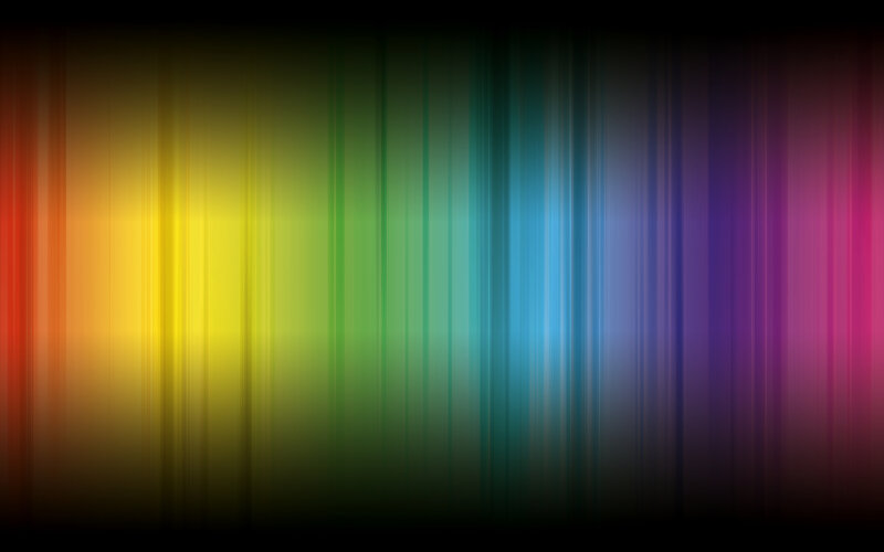 Rainbow color gradient