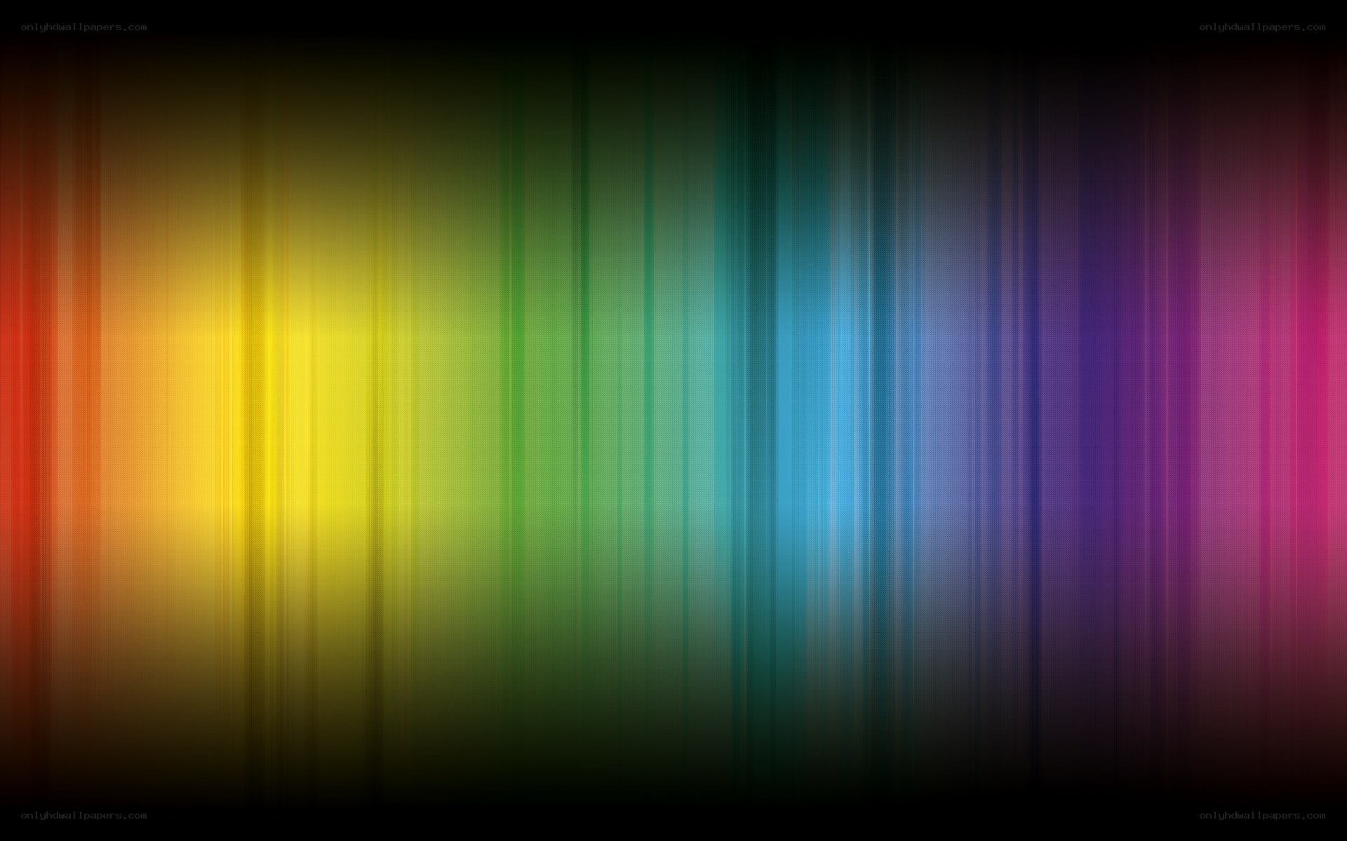 Rainbow color gradient