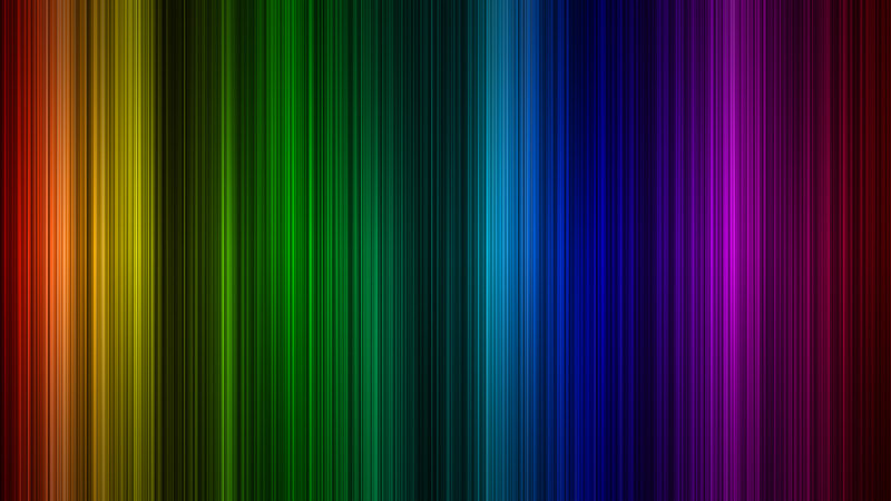 Rainbow color spectrum