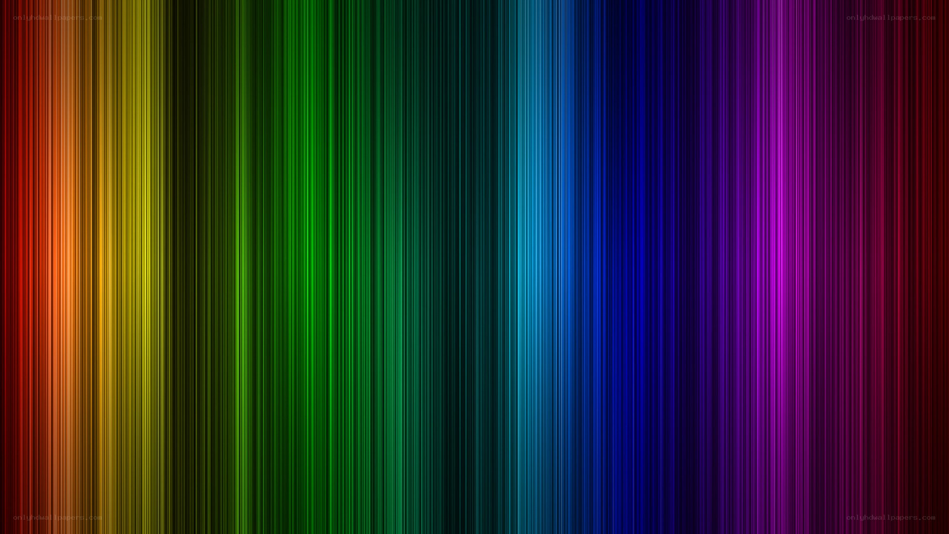 Rainbow color spectrum