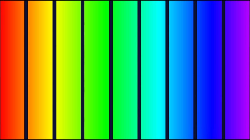 rainbow color spectrum