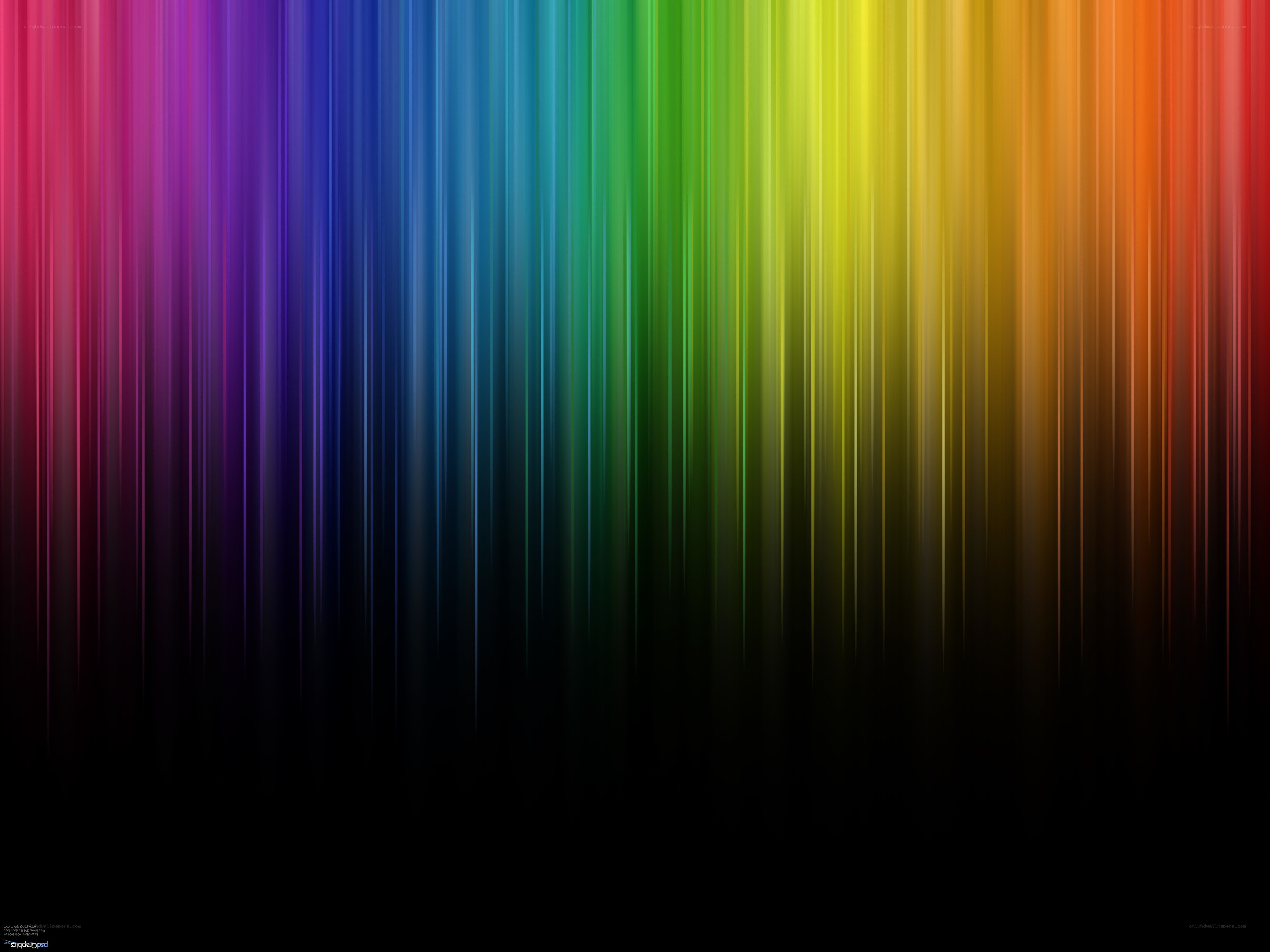 rainbow color stripes