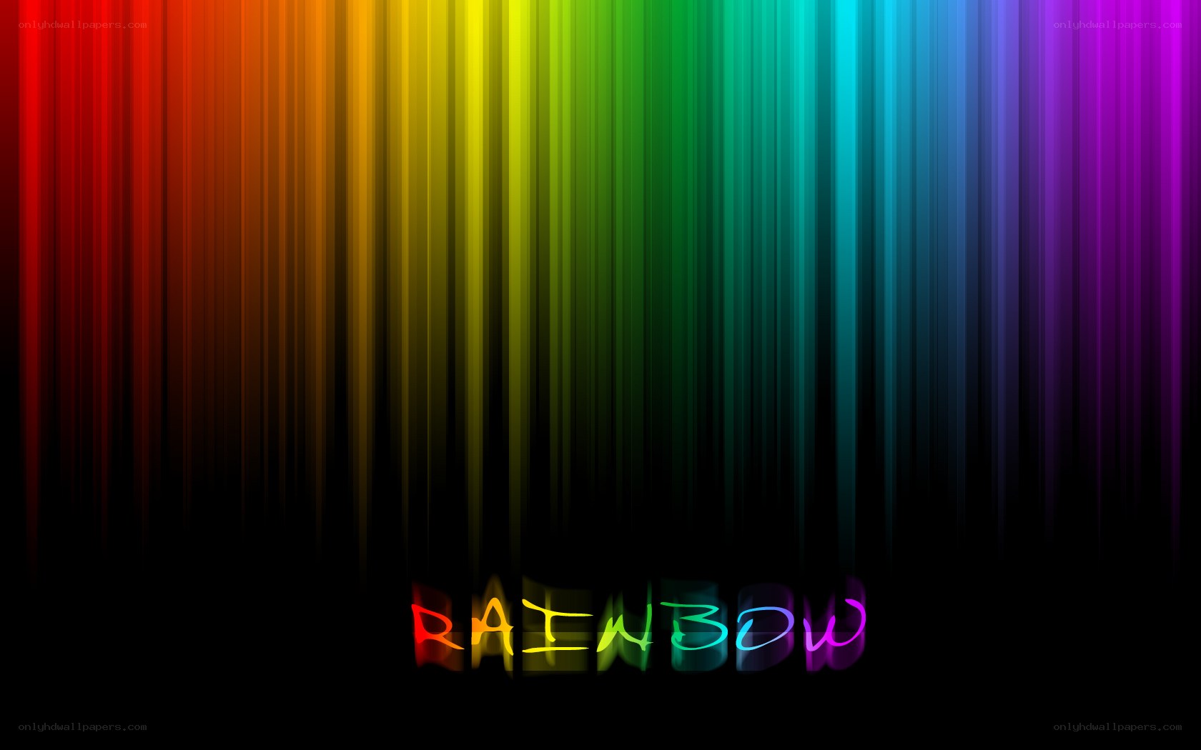 Rainbow color stripes