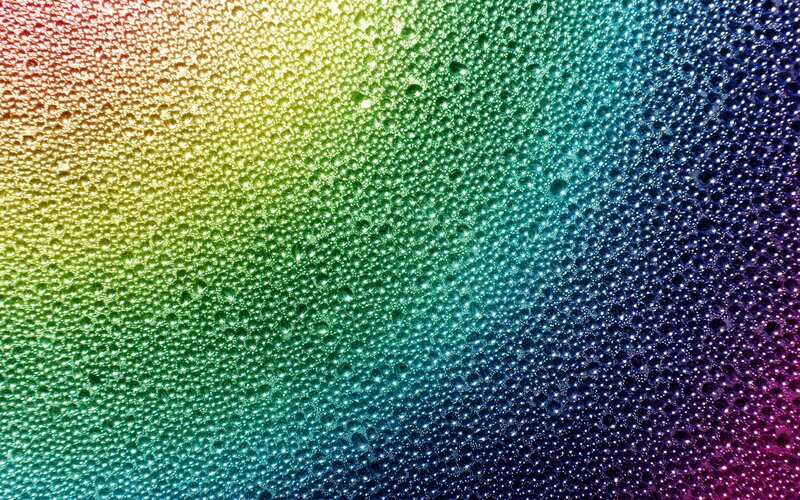 Rainbow-colored Bubbles