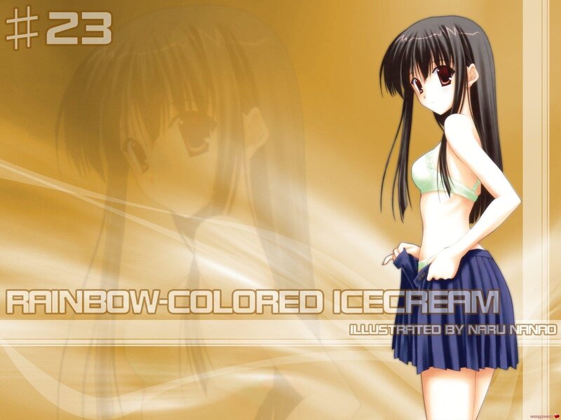 Rainbow-Colored Ice Cream #23