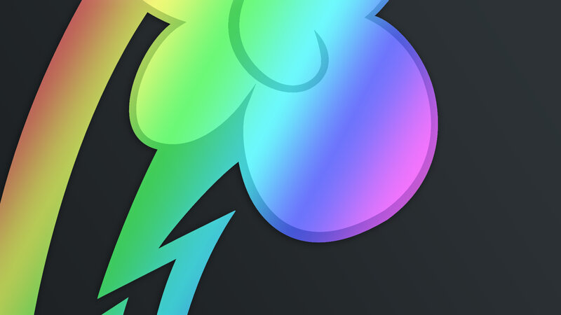 rainbow-colored logo design