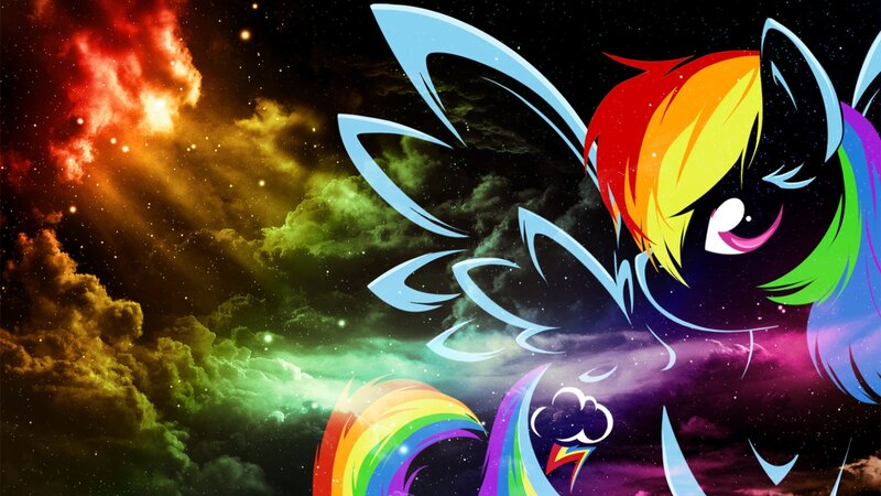 Rainbow-colored Pony — Rainbow, Dramatic