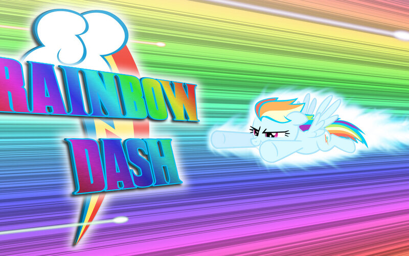Rainbow-colored Pony — Rainbow