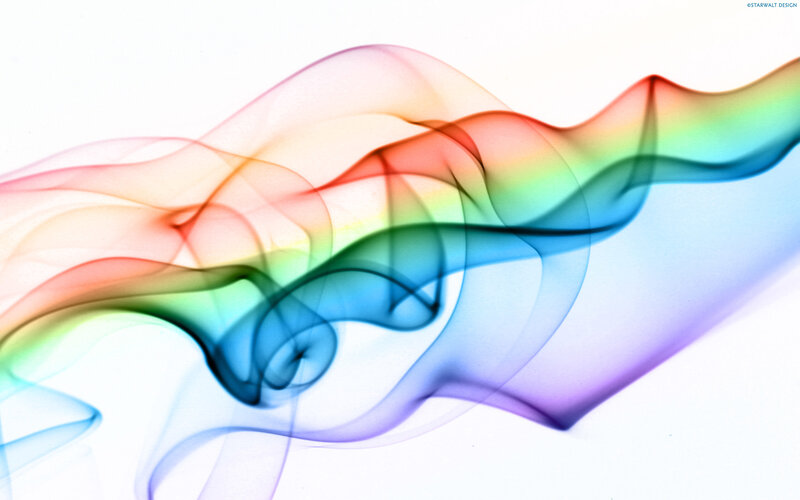 Rainbow-colored Smoke — Red