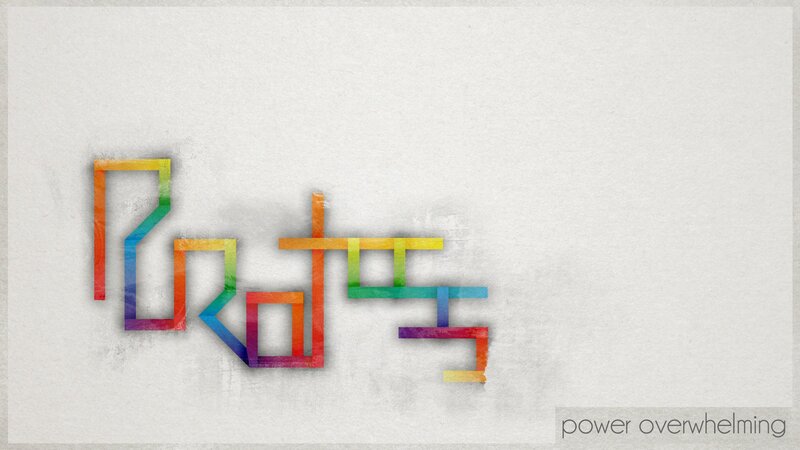 Rainbow-colored Text — White