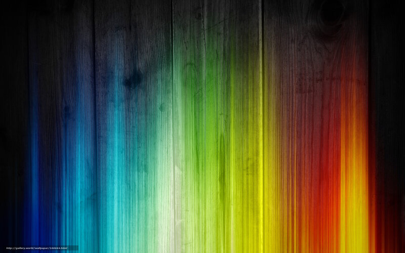 Rainbow-colored Wood Texture — Blue
