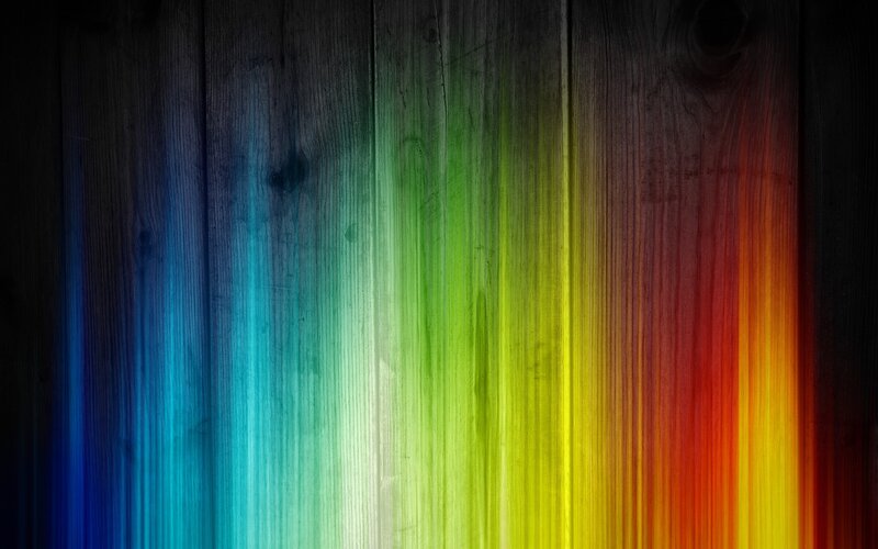 Rainbow-colored Wood Texture — Blue, Vibrant