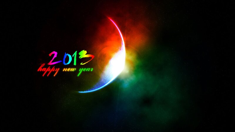 Rainbow Crescent Moon
