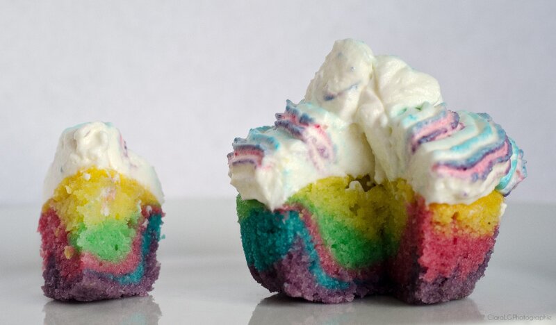 Rainbow Cupcake