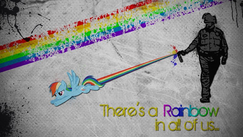 Rainbow Dash and a police officer