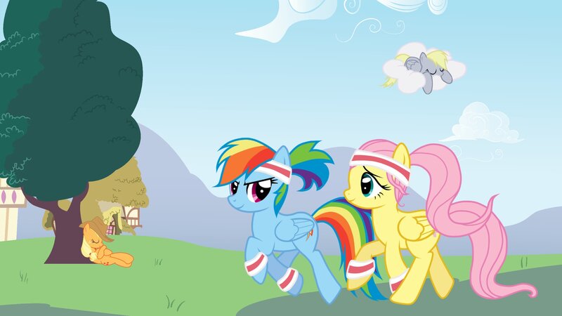 Rainbow Dash and Fluttershy